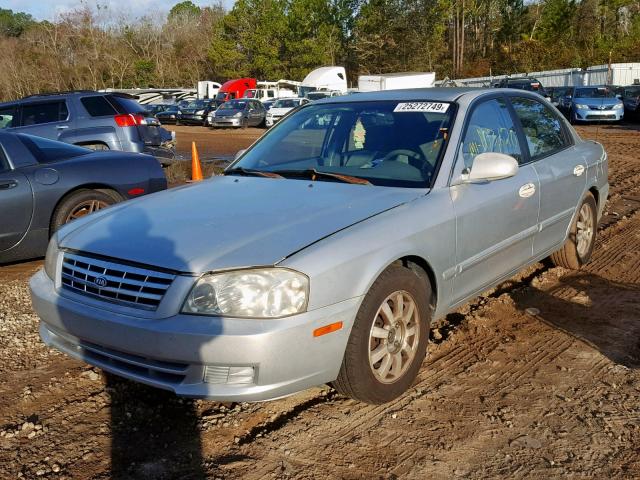 KNAGD124415068120 - 2001 KIA OPTIMA MAG SILVER photo 2