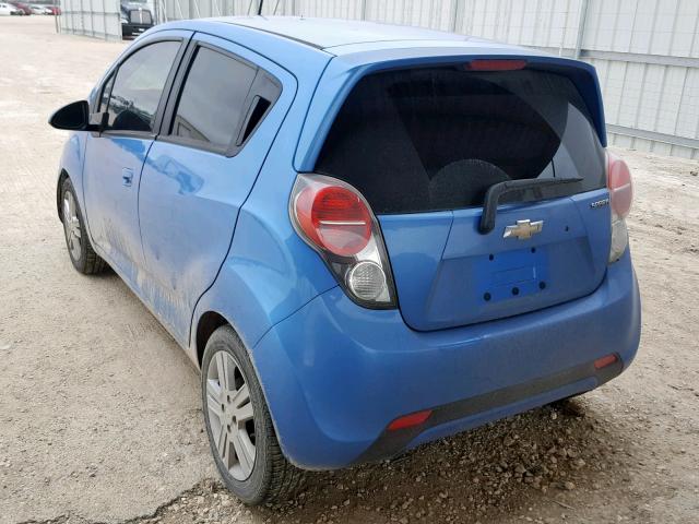 KL8CB6S98DC564868 - 2013 CHEVROLET SPARK LS BLUE photo 3