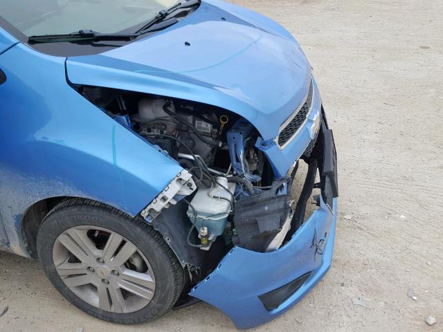 KL8CB6S98DC564868 - 2013 CHEVROLET SPARK LS BLUE photo 9