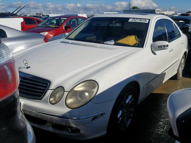 WDBUF65J24A446945 - 2004 MERCEDES-BENZ E 320 WHITE photo 2