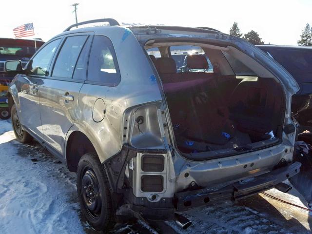 2FMDK48C48BA17195 - 2008 FORD EDGE SEL TAN photo 3