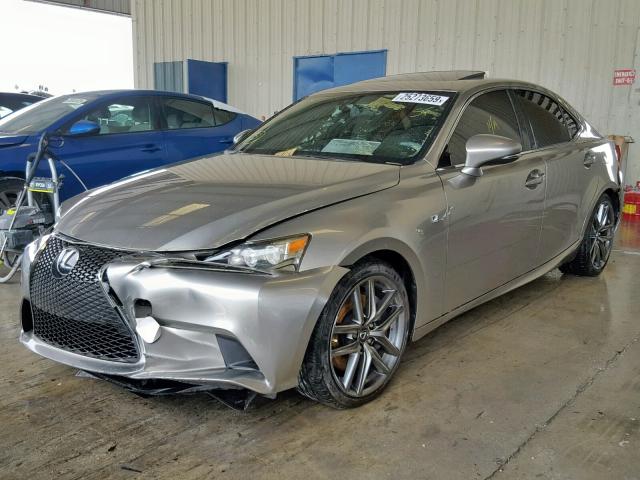 JTHBE1D27G5025680 - 2016 LEXUS IS 350 GRAY photo 2