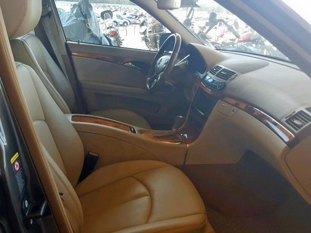 WDBUF87X38B188223 - 2008 MERCEDES-BENZ E 350 4MAT BROWN photo 5