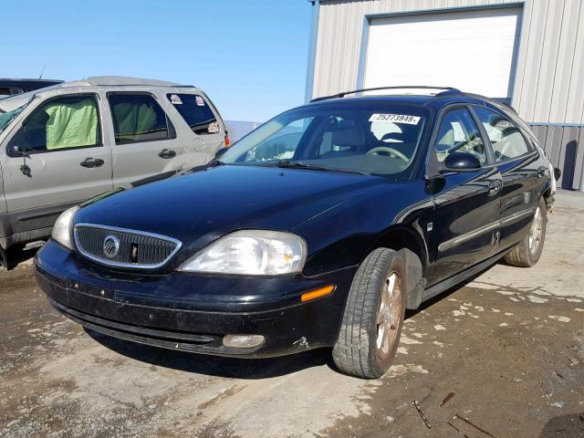 1MEFM59S2YG603551 - 2000 MERCURY SABLE LS P BLACK photo 2