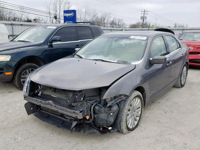 3FADP0L3XAR334448 - 2010 FORD FUSION HYB GRAY photo 2