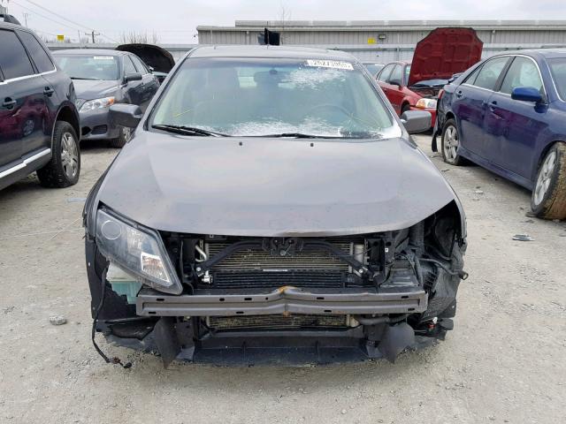 3FADP0L3XAR334448 - 2010 FORD FUSION HYB GRAY photo 9