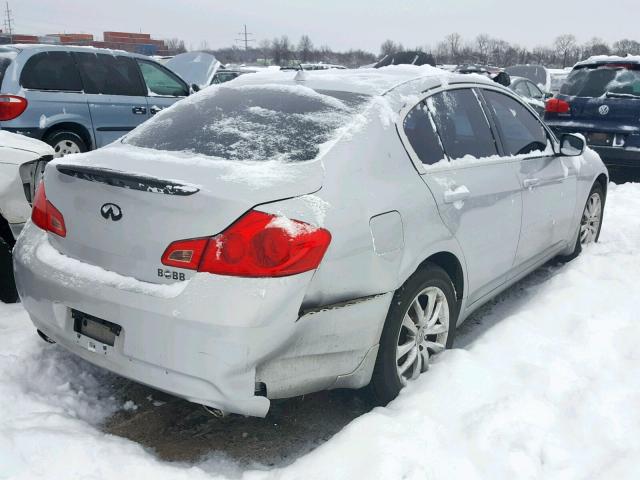 JNKCV61F19M050320 - 2009 INFINITI G37 SILVER photo 4