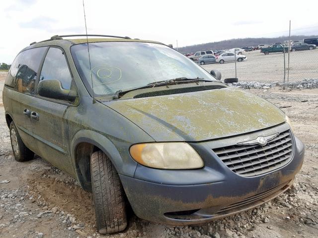 1C4GJ453X1B156591 - 2001 CHRYSLER VOYAGER LX BLUE photo 1