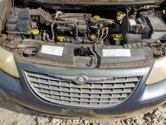 1C4GJ453X1B156591 - 2001 CHRYSLER VOYAGER LX BLUE photo 7