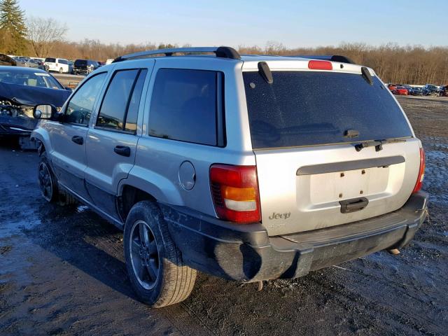 1J4GW48S64C181596 - 2004 JEEP GRAND CHER GRAY photo 3