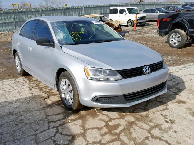 3VW1K7AJ5DM410291 - 2013 VOLKSWAGEN JETTA BASE SILVER photo 1