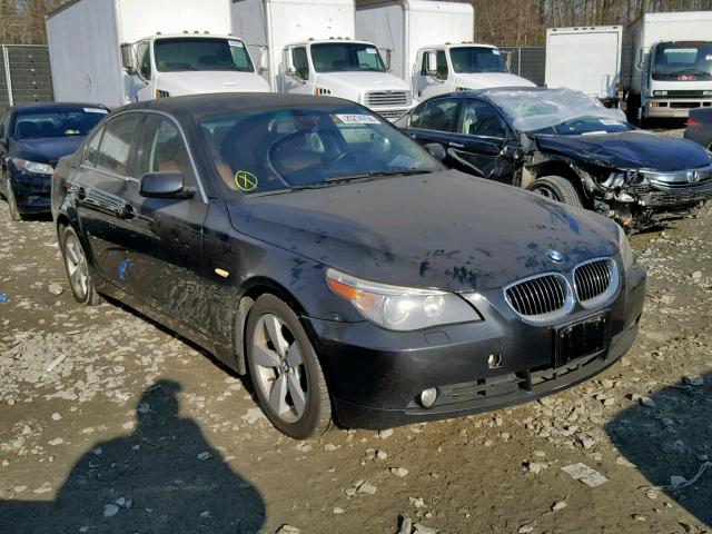 WBANF33586CS36672 - 2006 BMW 525 XI BLACK photo 1