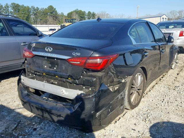 JN1EV7AP5JM357389 - 2018 INFINITI Q50 LUXE BLACK photo 4