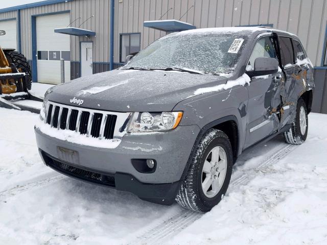 1J4RR4GG6BC671501 - 2011 JEEP GRAND CHER GRAY photo 2