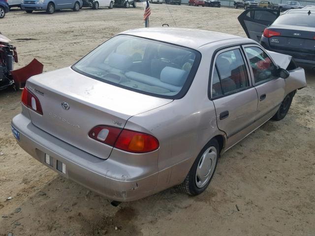 1NXBR12E5YZ356828 - 2000 TOYOTA COROLLA VE SILVER photo 4