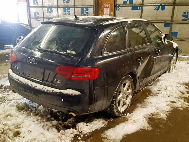 WAUVF78K79A065029 - 2009 AUDI A4 2.0T AV BLACK photo 4