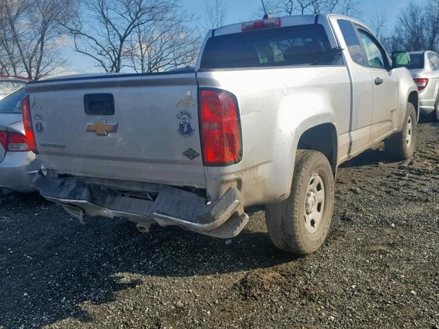 1GCHSBE35G1111482 - 2016 CHEVROLET COLORADO SILVER photo 4