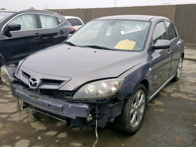 JM1BK344091215516 - 2009 MAZDA 3 S GRAY photo 2