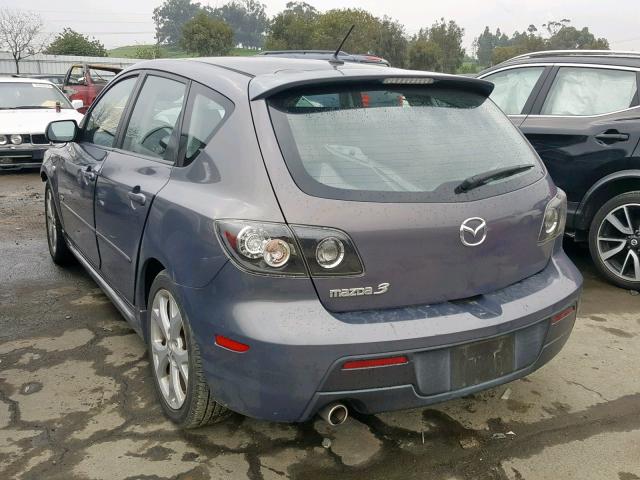 JM1BK344091215516 - 2009 MAZDA 3 S GRAY photo 3