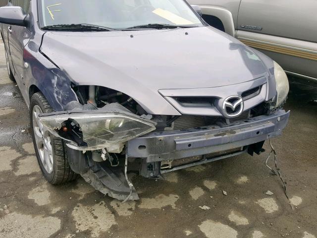 JM1BK344091215516 - 2009 MAZDA 3 S GRAY photo 9