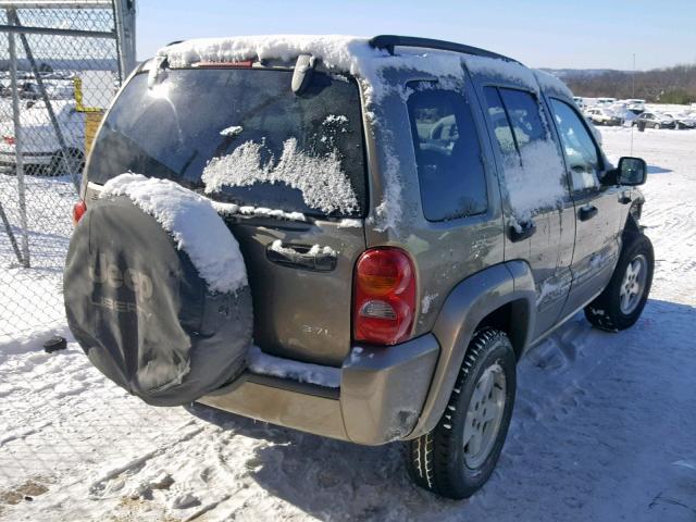 1J4GL58K73W723574 - 2003 JEEP LIBERTY LI SILVER photo 4