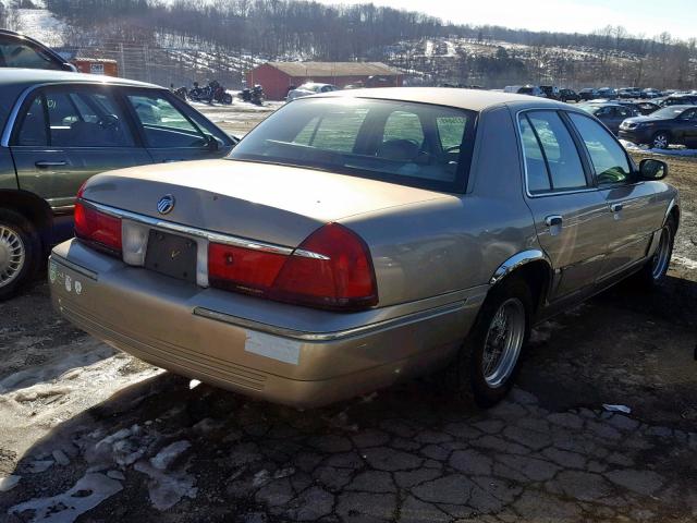 2MEFM75W9YX663454 - 2000 MERCURY GRAND MARQ BEIGE photo 4