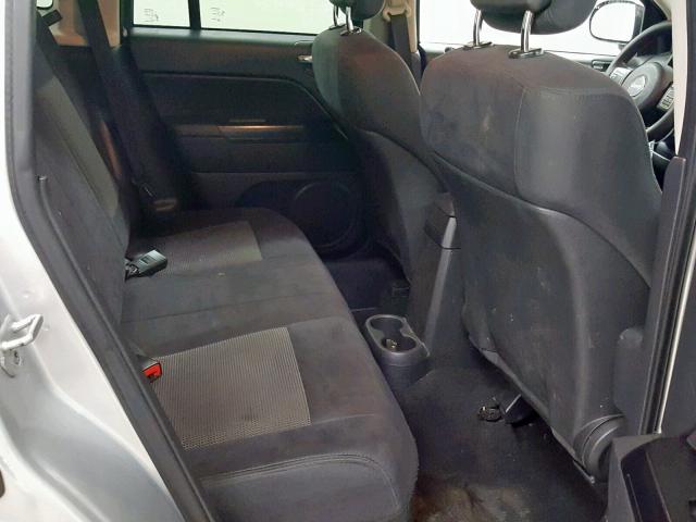 1C4NJCBA7CD647275 - 2012 JEEP COMPASS SP ნაცრისფერი ფოტო 6