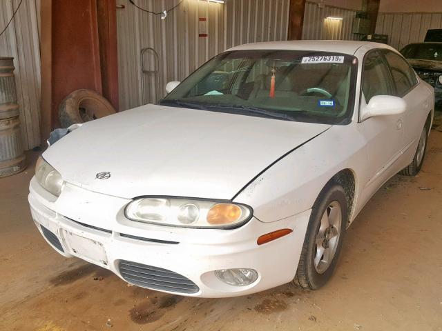 1G3GR64H214216126 - 2001 OLDSMOBILE AURORA WHITE photo 2