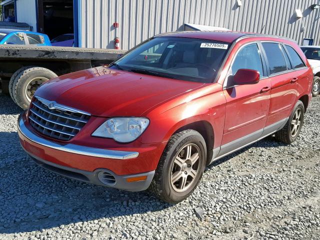2A8GM68X17R337597 - 2007 CHRYSLER PACIFICA T RED photo 2