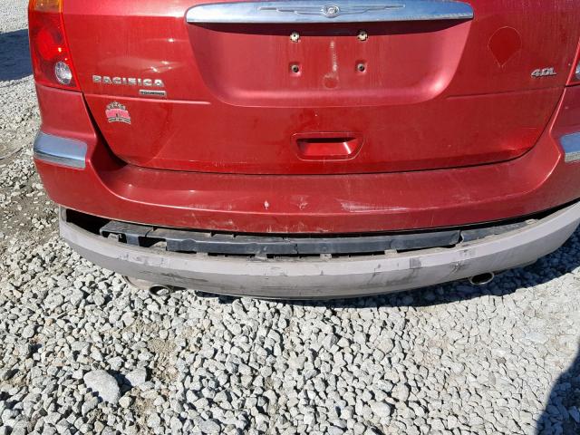 2A8GM68X17R337597 - 2007 CHRYSLER PACIFICA T RED photo 9