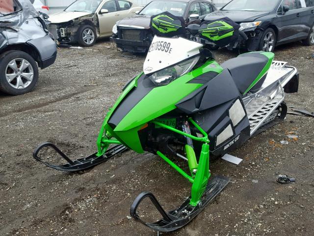 4UF12SNW0CT105396 - 2012 ARCTIC CAT SNOWMOBILE GREEN photo 2