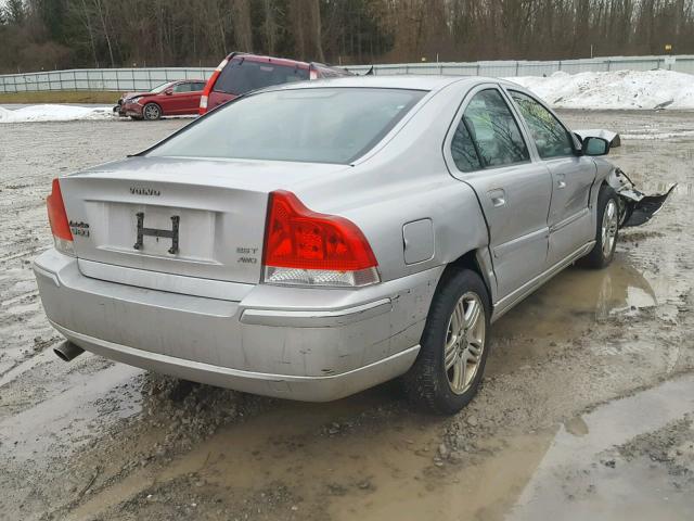 YV1RH592052465112 - 2005 VOLVO S60 2.5T SILVER photo 4