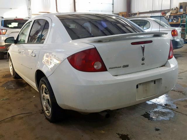 1G2AJ55F477111202 - 2007 PONTIAC G5 WHITE photo 3