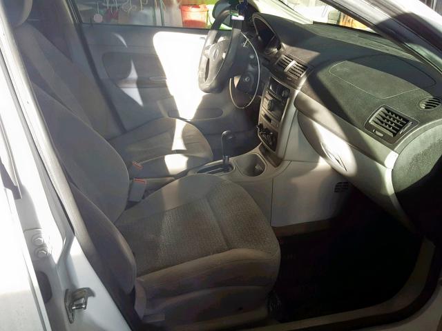 1G2AJ55F477111202 - 2007 PONTIAC G5 WHITE photo 5