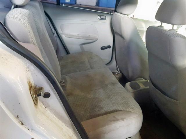 1G2AJ55F477111202 - 2007 PONTIAC G5 WHITE photo 6