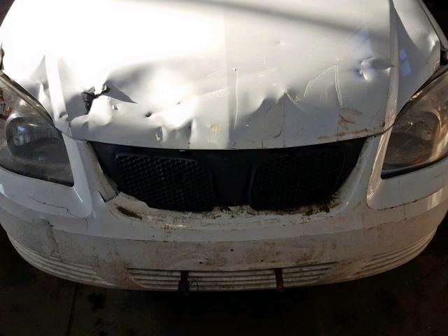 1G2AJ55F477111202 - 2007 PONTIAC G5 WHITE photo 9