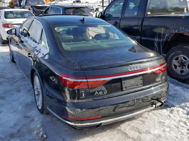 WAU8DAF88KN006089 - 2019 AUDI A8 L BLACK photo 3