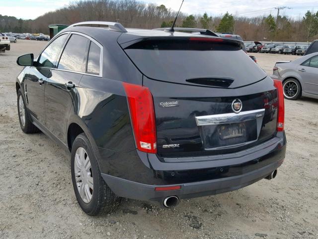 3GYFNAEY3AS548255 - 2010 CADILLAC SRX LUXURY BLACK photo 3