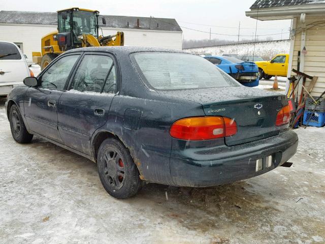 1Y1SK528XXZ433281 - 1999 CHEVROLET GEO PRIZM GREEN photo 3