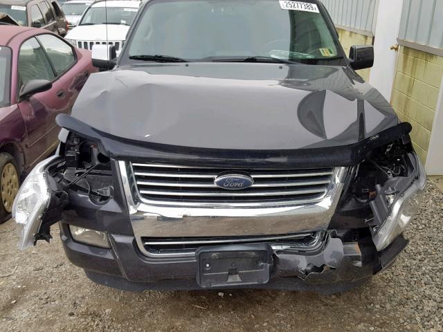 1FMEU75877UA37384 - 2007 FORD EXPLORER L GRAY photo 7