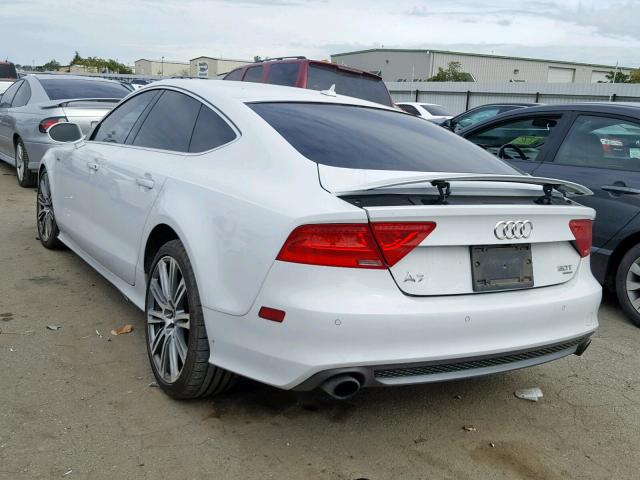 WAU2GAFC2DN071976 - 2013 AUDI A7 PRESTIG WHITE photo 3