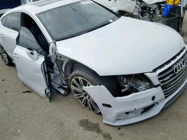 WAU2GAFC2DN071976 - 2013 AUDI A7 PRESTIG WHITE photo 9