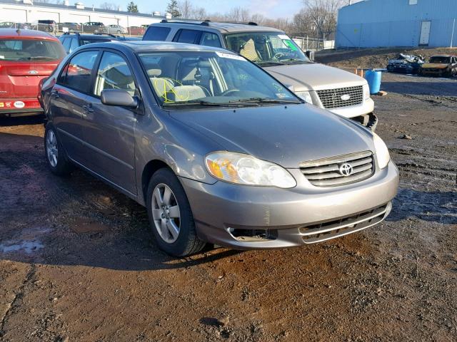 2T1BR38E64C274010 - 2004 TOYOTA COROLLA CE GRAY photo 1