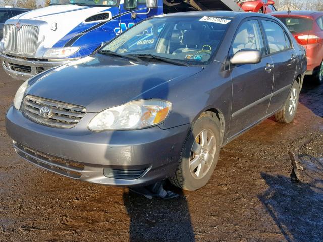 2T1BR38E64C274010 - 2004 TOYOTA COROLLA CE GRAY photo 2