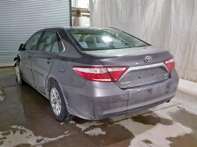 4T1BF1FK7HU751585 - 2017 TOYOTA CAMRY LE GRAY photo 3