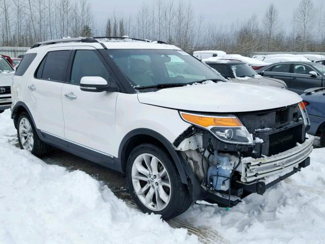 1FMHK8F81BGA51778 - 2011 FORD EXPLORER L WHITE photo 1