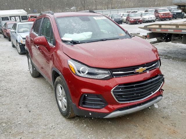 3GNCJPSB0JL158576 - 2018 CHEVROLET TRAX 1LT BURGUNDY photo 1