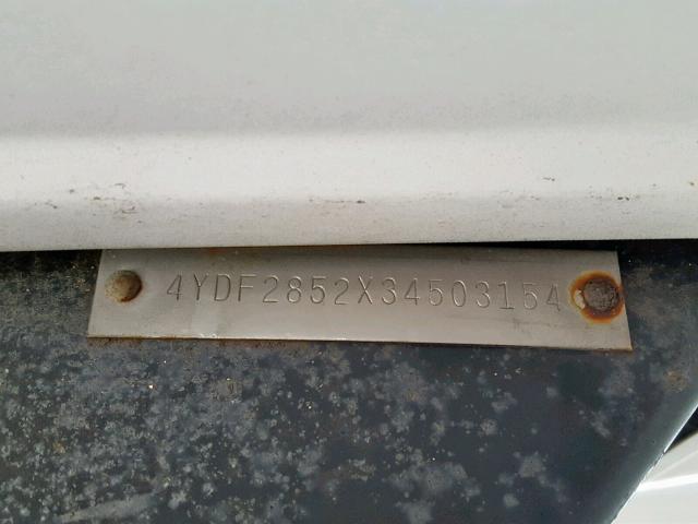 4YDF2852X34503154 - 2003 KEYSTONE MONTANA WHITE photo 10