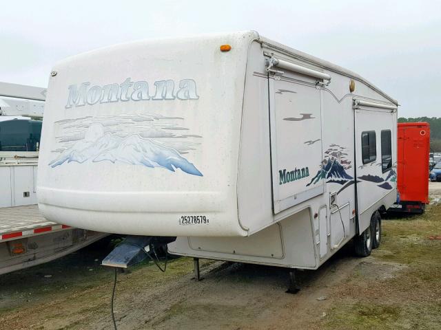 4YDF2852X34503154 - 2003 KEYSTONE MONTANA WHITE photo 2