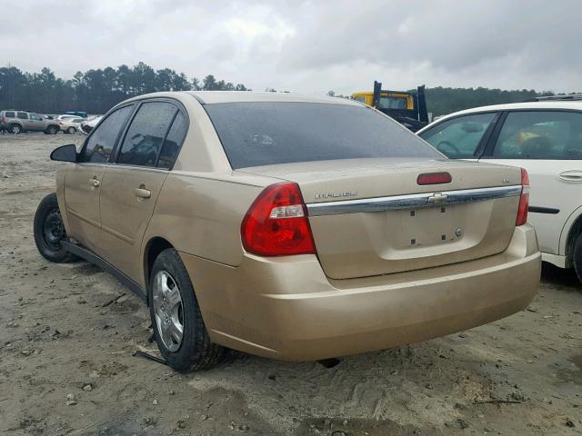 1G1ZS58F47F312491 - 2007 CHEVROLET MALIBU LS GOLD photo 3